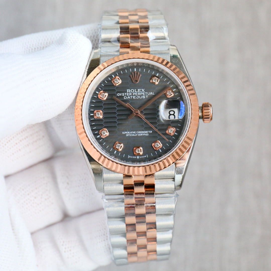 Rolex 1:1 Datejust 36 Rose Gold/Steel
