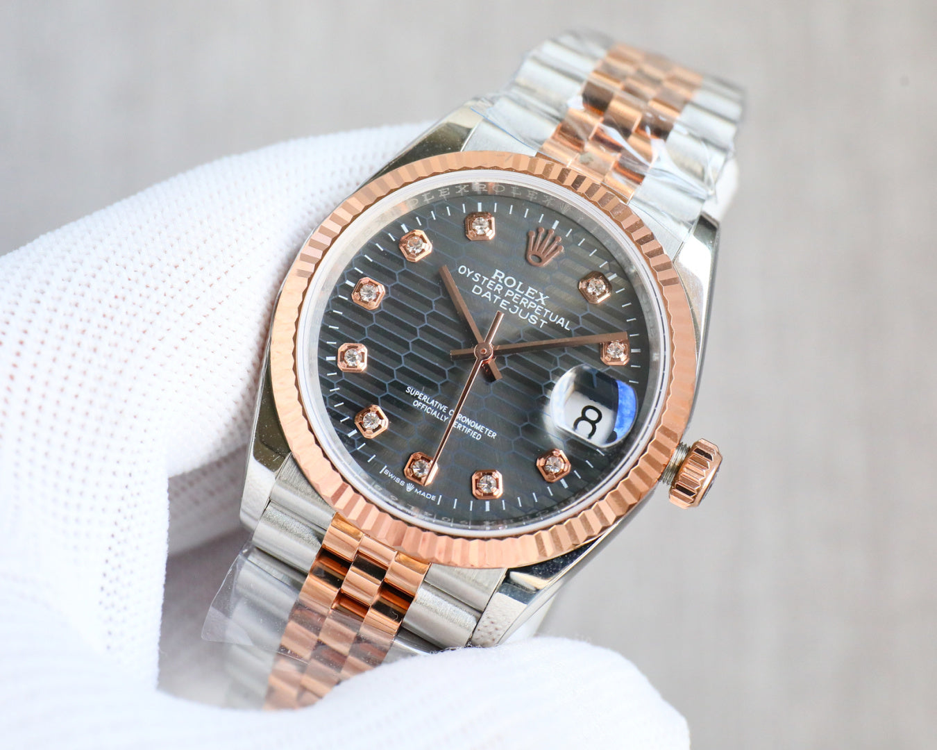 Rolex 1:1 Datejust 36 Rose Gold/Steel
