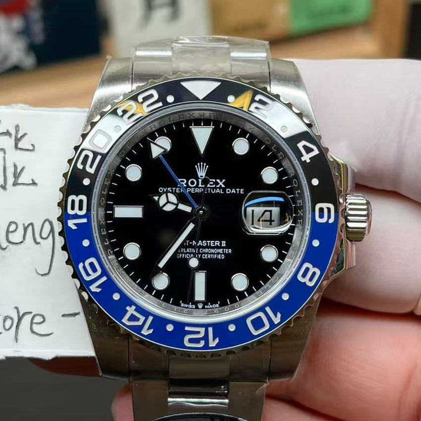 Rolex 1:1 GMT Master II Batman Oyster Bracelet 126710BLNR B&P 2023