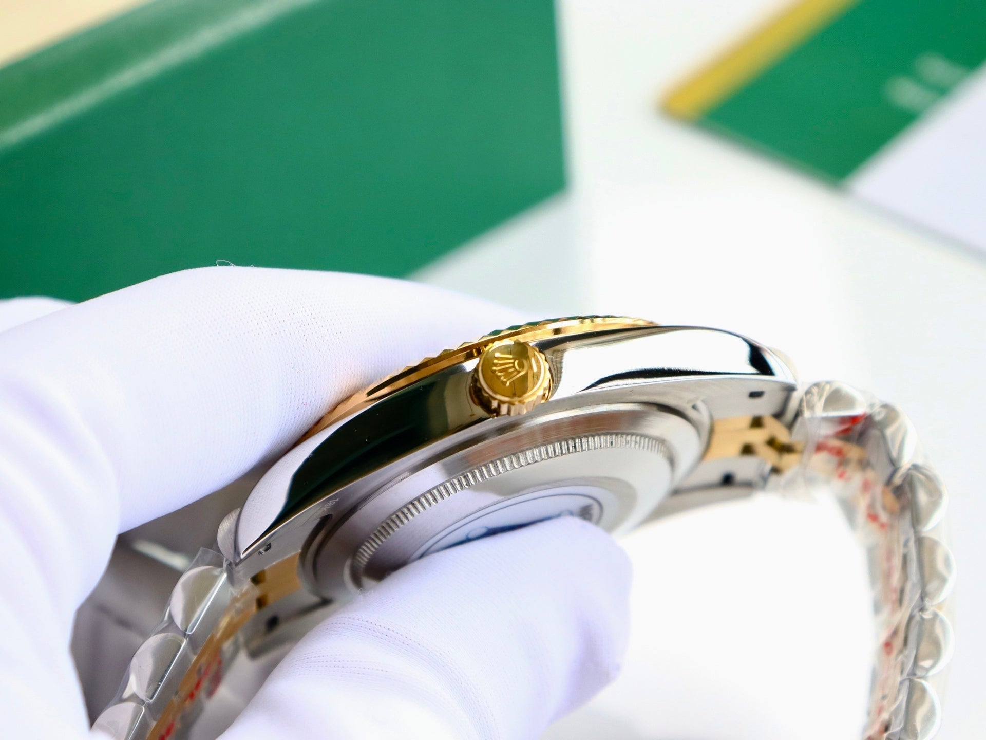 Rolex 1:1 Datejust Wimbledon 41mm Steel & 18k Yellow Gold