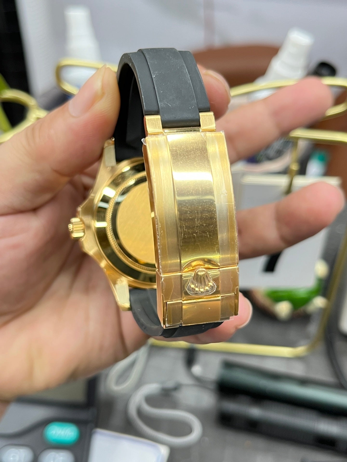 Rolex 1:1 Yacht-Master 42 Oysterflex 226658 Yellow Gold – 2022