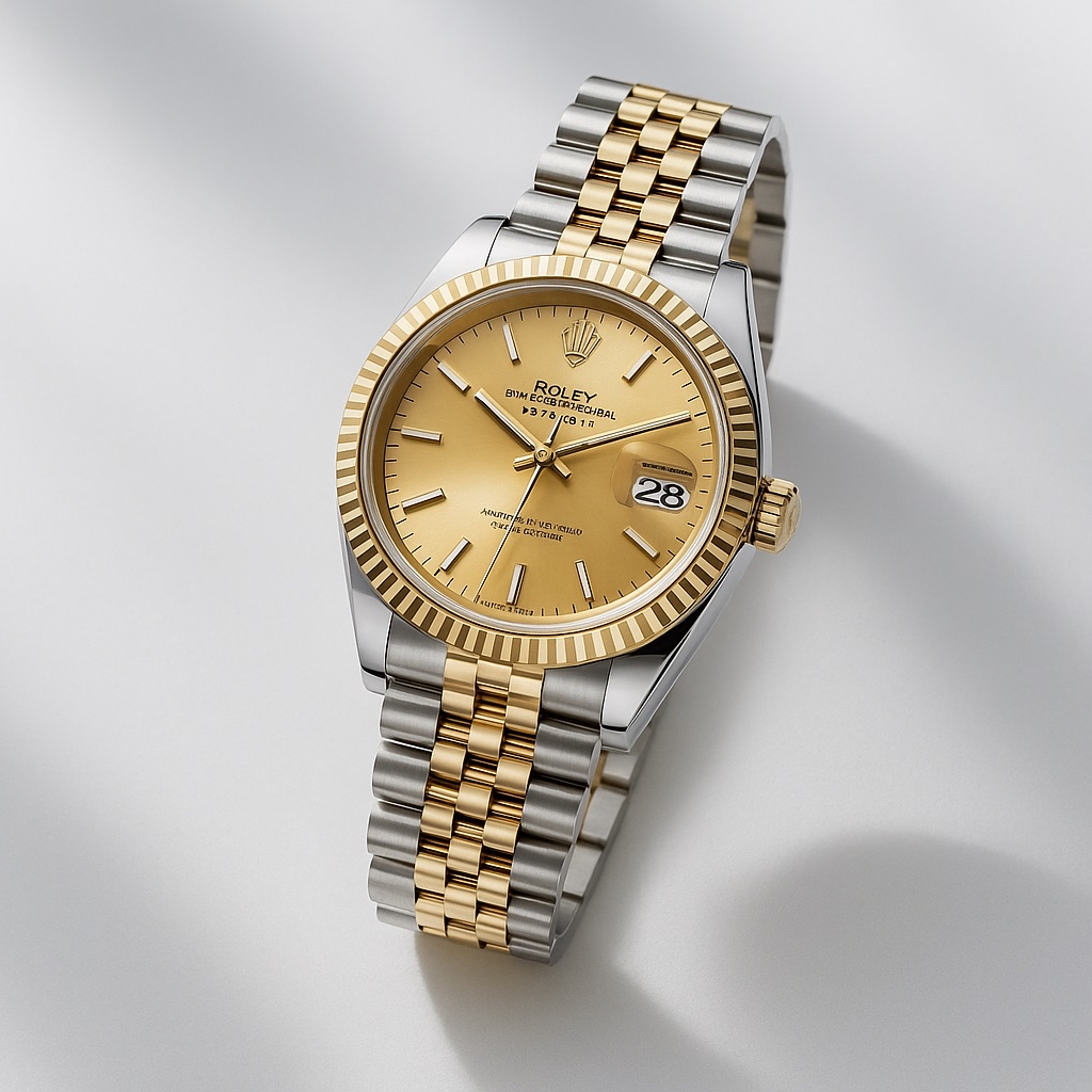 Rolex 1:1 Datejust 41mm – Champagne Dial Two-Tone Jubilee